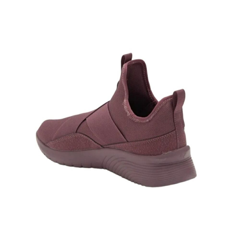 RARE PUMA Purple Radiate Mid Refresh Athletic Sneaker Dusty Plum Gold Size 7.5 - Picture 3 of 5